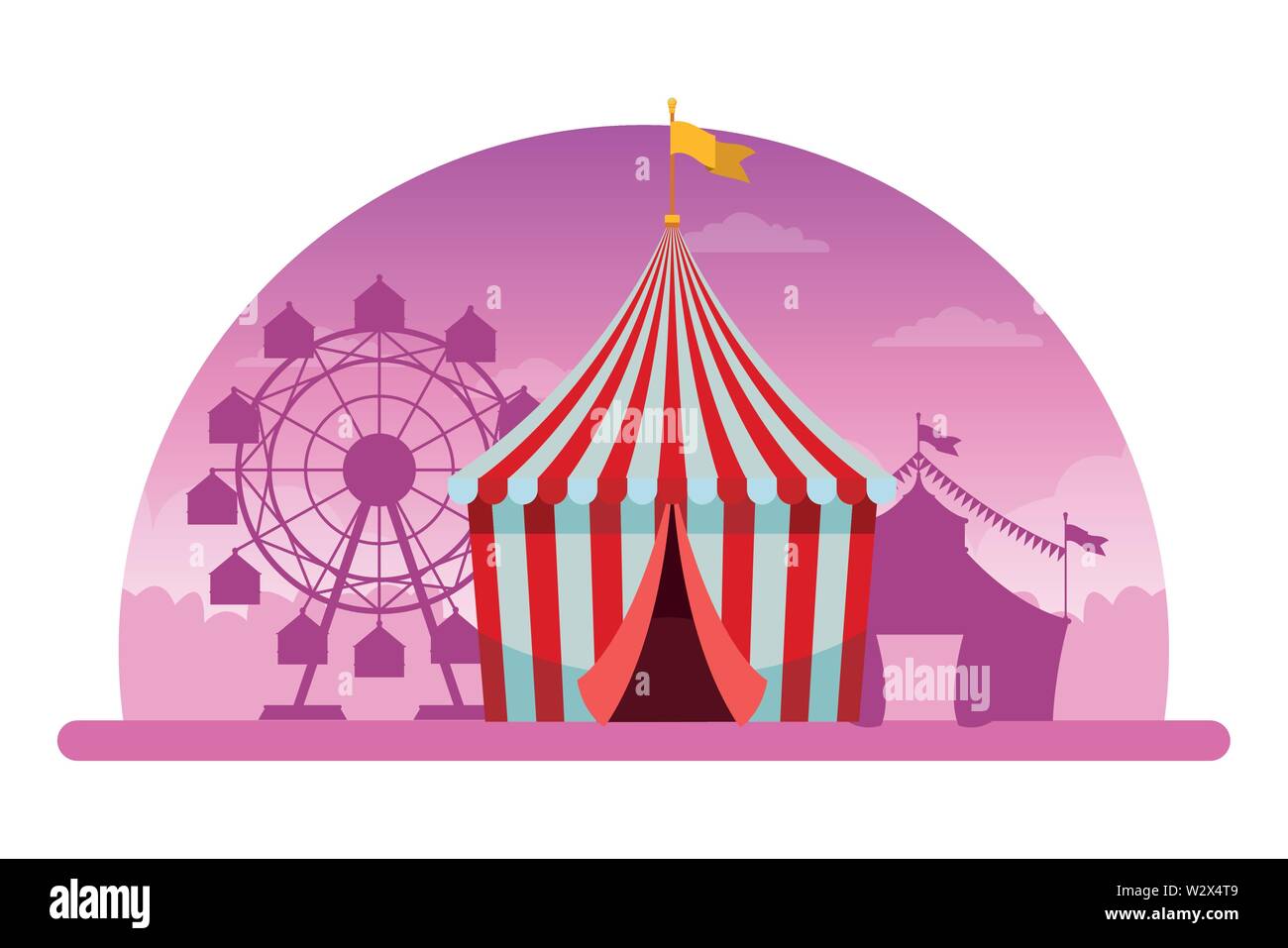 amusement park and circus fun Stock Vector Image & Art - Alamy