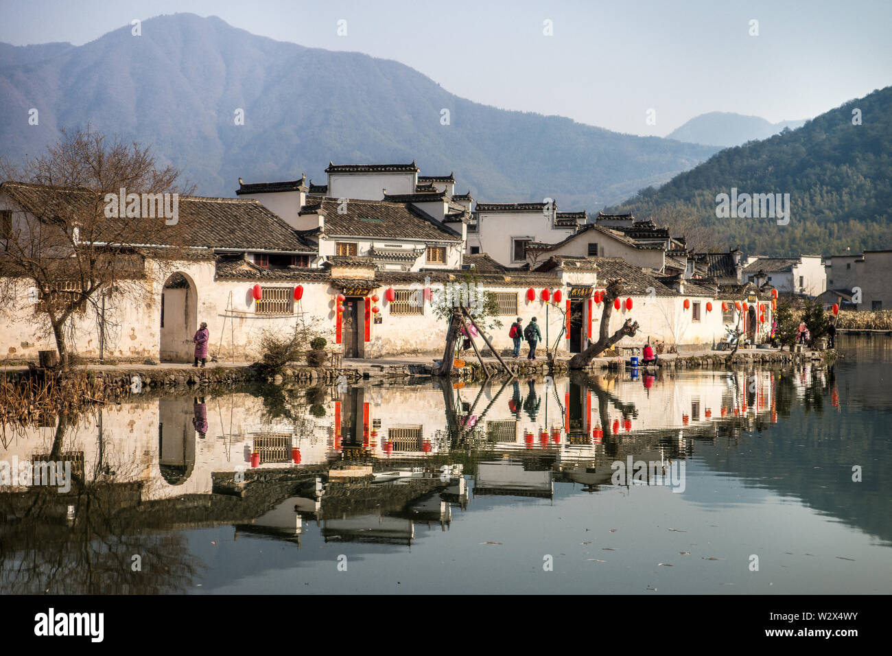 Hongcun Town, Yi Country, Huangshan City, AnHui Province, China Stock Photo