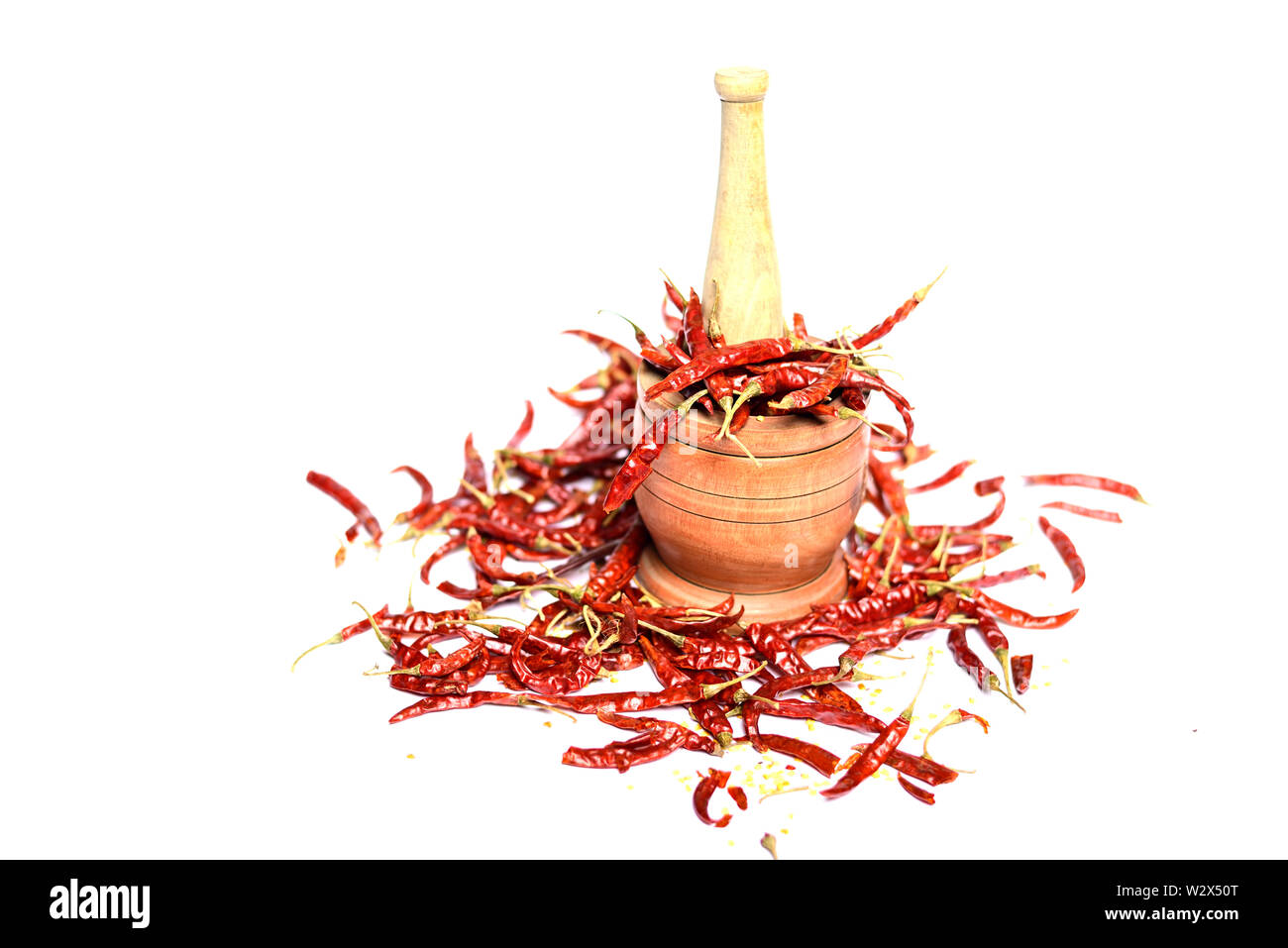 Cayenne pepper is making from chili paper Stock Photo - Alamy