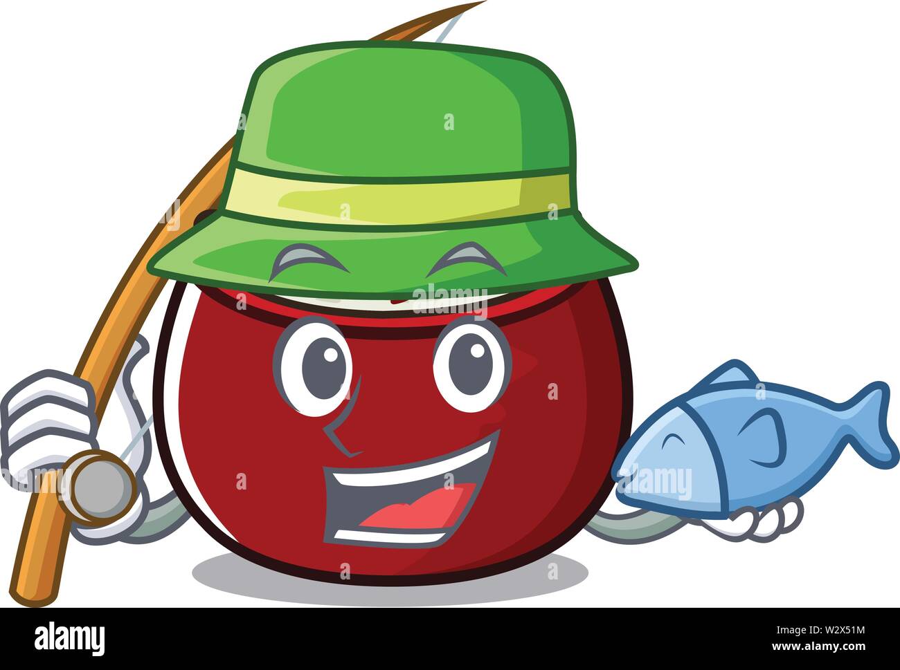 Fishing curd rice isolated with the cartoon Stock Vector Image & Art