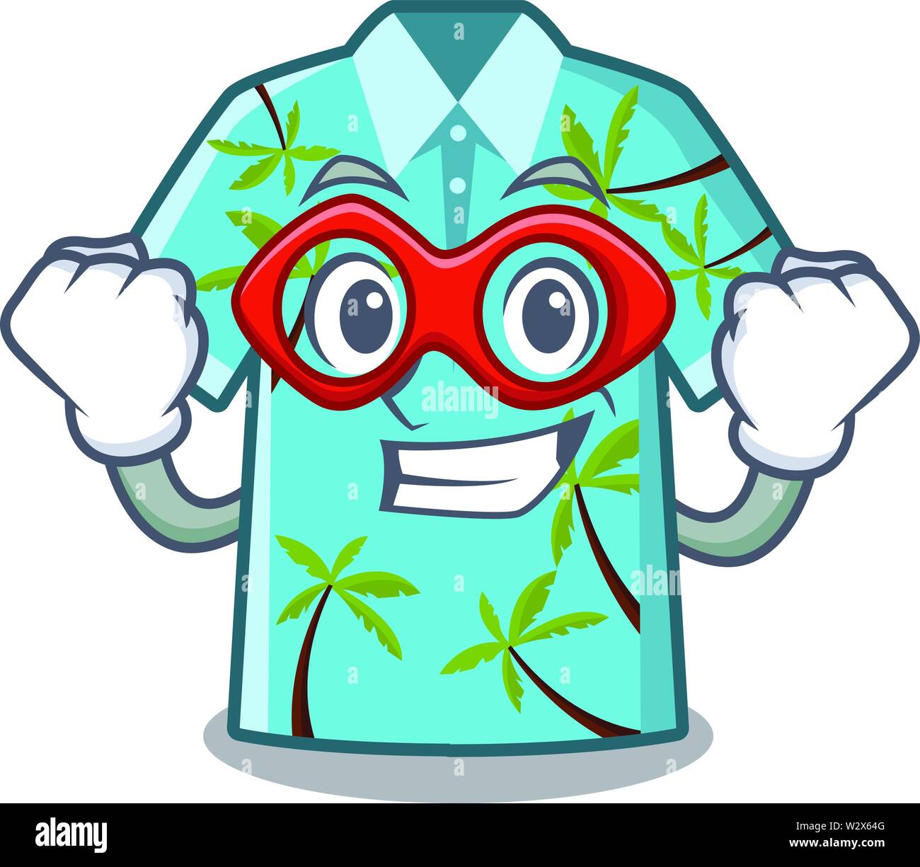 cartoon character hawaiian shirt