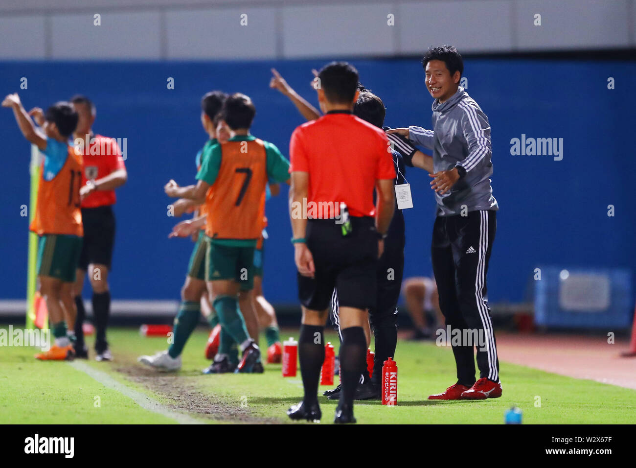 Sendai University Coach Sota Hirayama Celebrates Their First Goal During The Emperor S Cup Jfa 99th Japan Football Championship 2nd Round Match Between Yokohama Fc 2 1 Sendai University At Nhk Spring Mitsuzawa Football Sendai University Coach Sota Hirayama Celebrates Their First Goal During The Emperor S Cup Jfa 99th Japan Football Championship 2nd Round Match Between Yokohama Fc 2 1 Sendai University At Nhk Spring Mitsuzawa Football