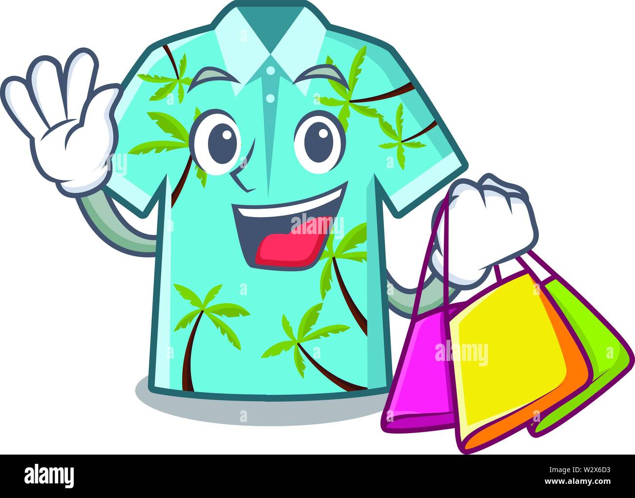 cartoon character hawaiian shirt