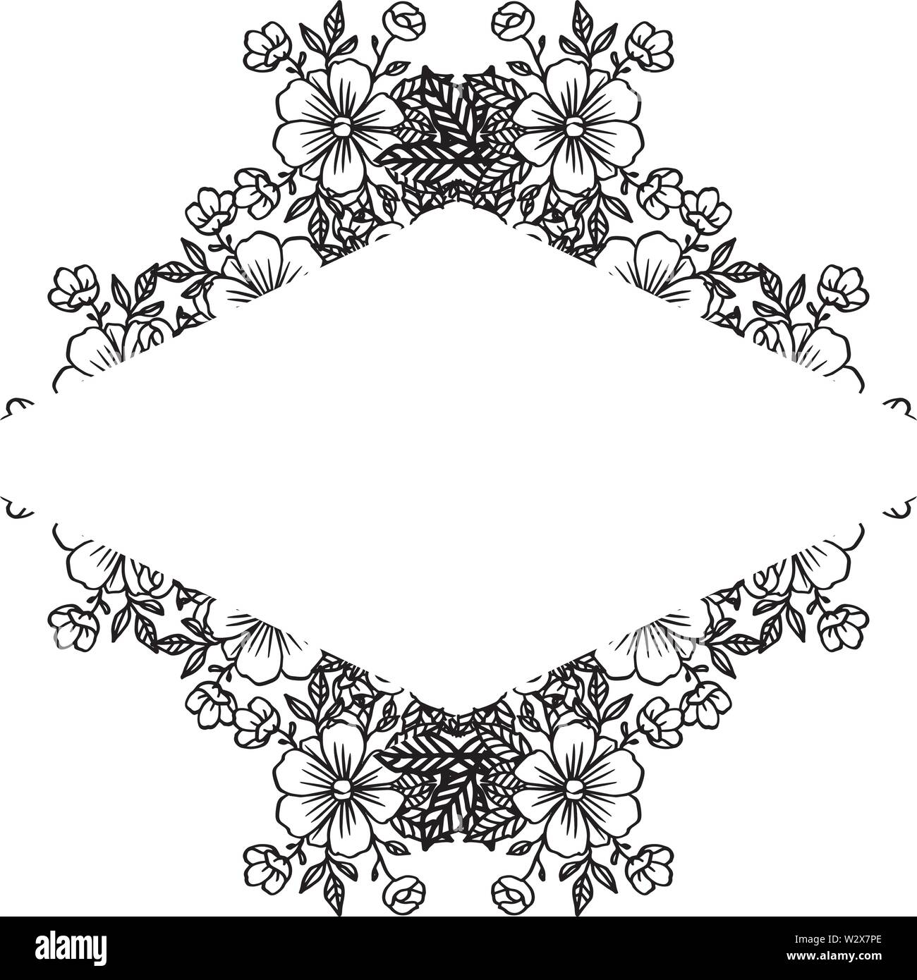 Pattern floral style decorative design, design modern, for various card