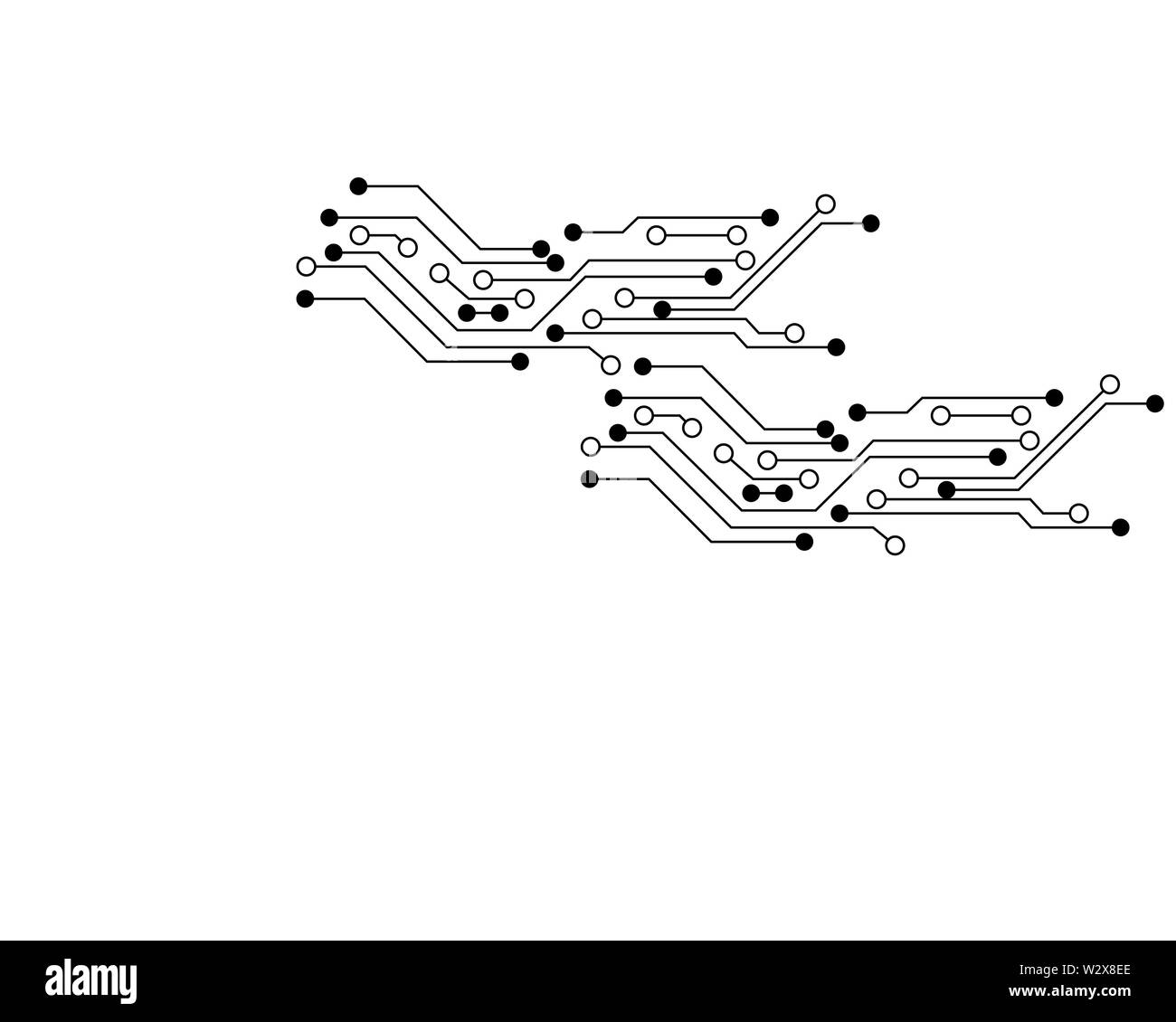 Circuit Logo Template vector illustration icon design Stock Photo - Alamy