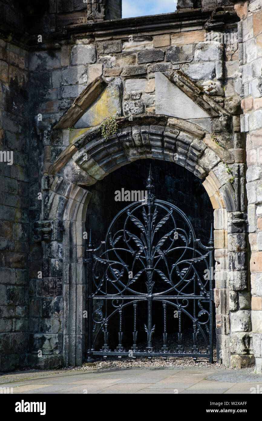 Gateway on Mars Wark ruined Renaissance mansion near Stirling Castle Stirling Stirlingshire Scotland Stock Photo