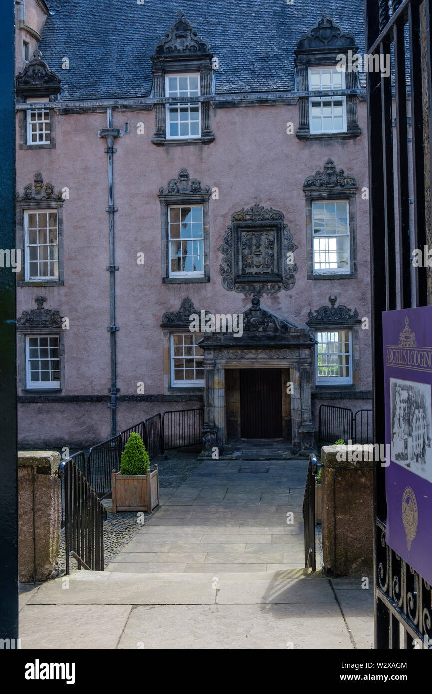 Argyll's Lodging Castle Wynd Mar Place Stirling Stirlingshire Scotland Stock Photo
