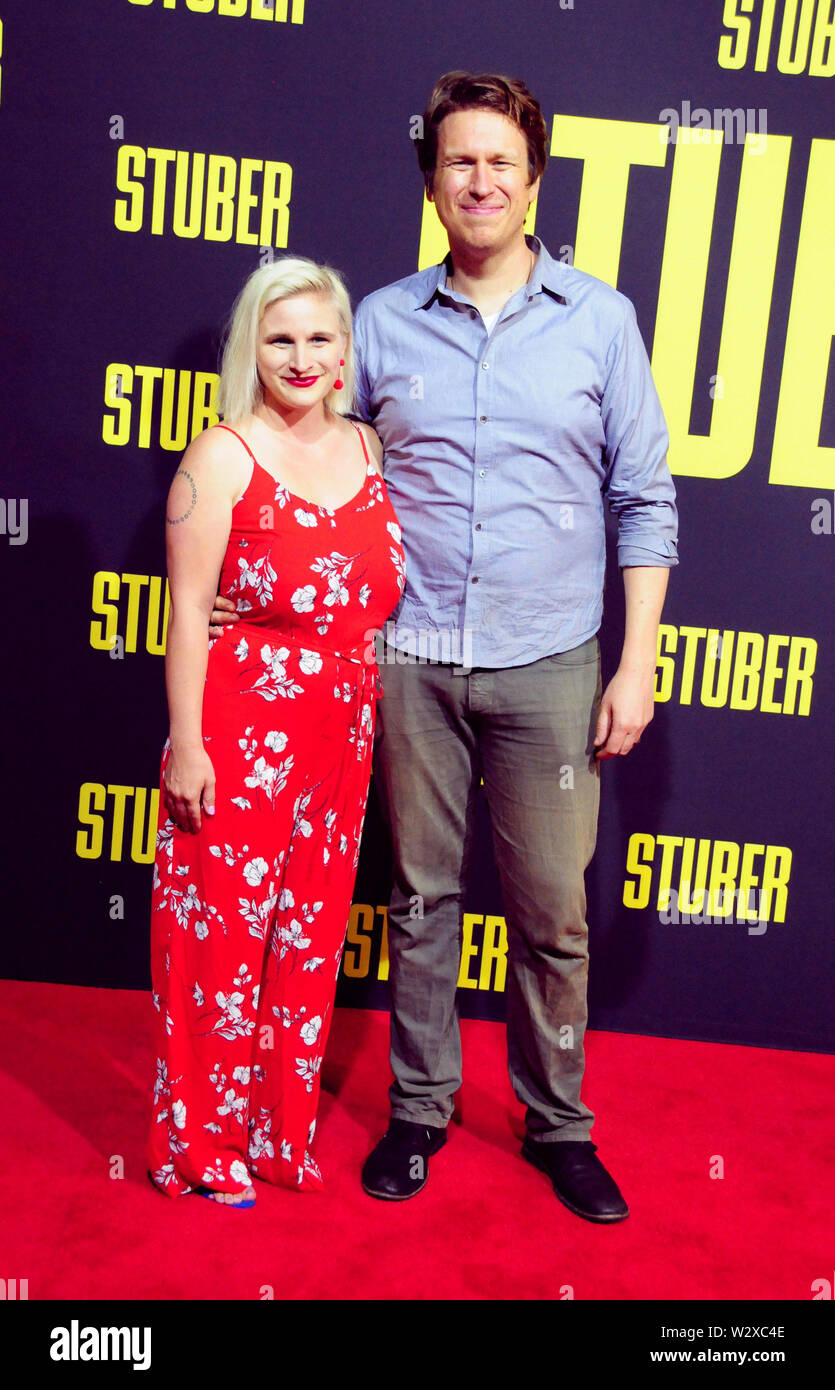 Los Angeles, California, USA 10th July 2019 Actor Pete Holmes and wife