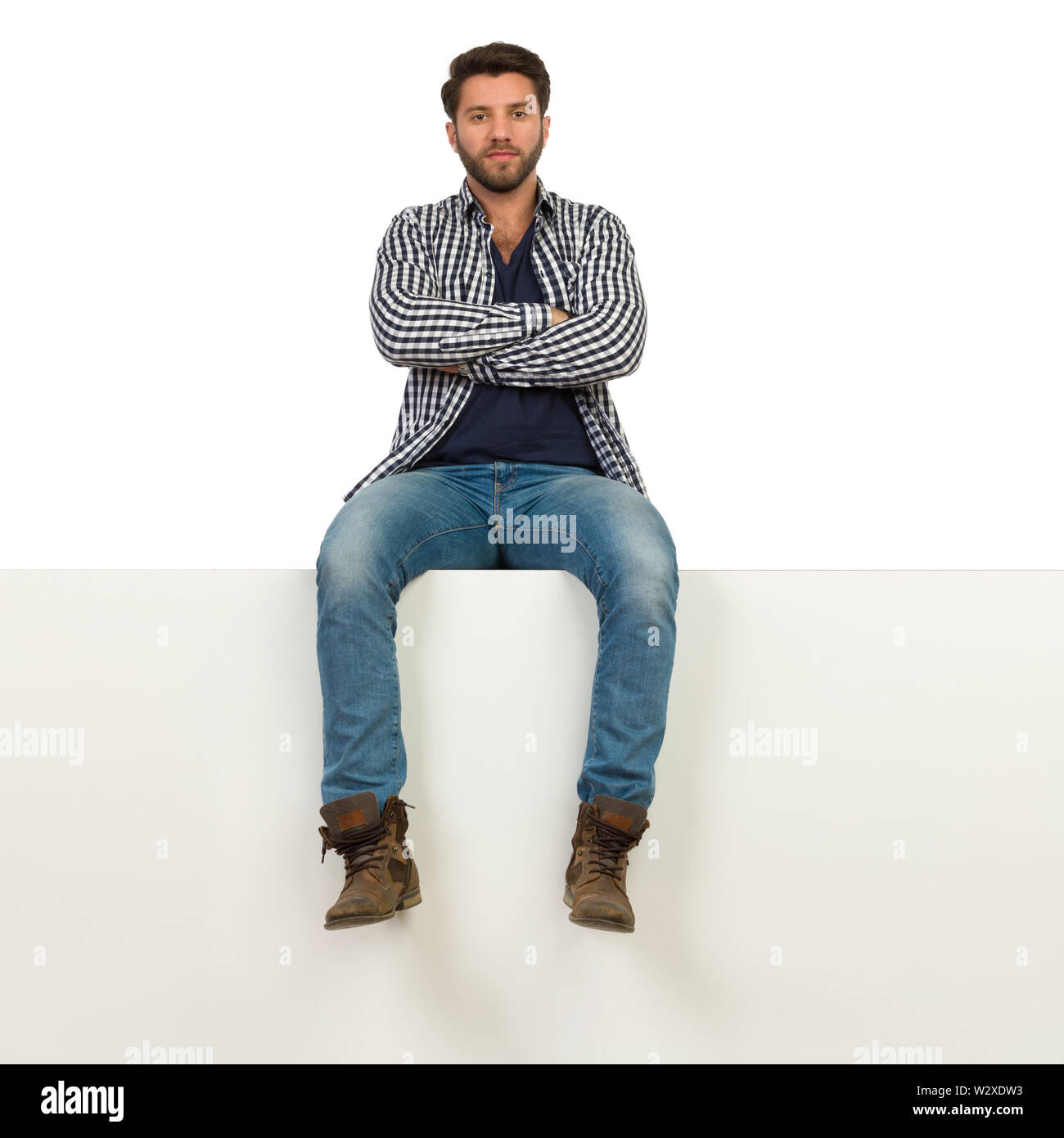 Man in boots hi-res stock photography and images - Alamy
