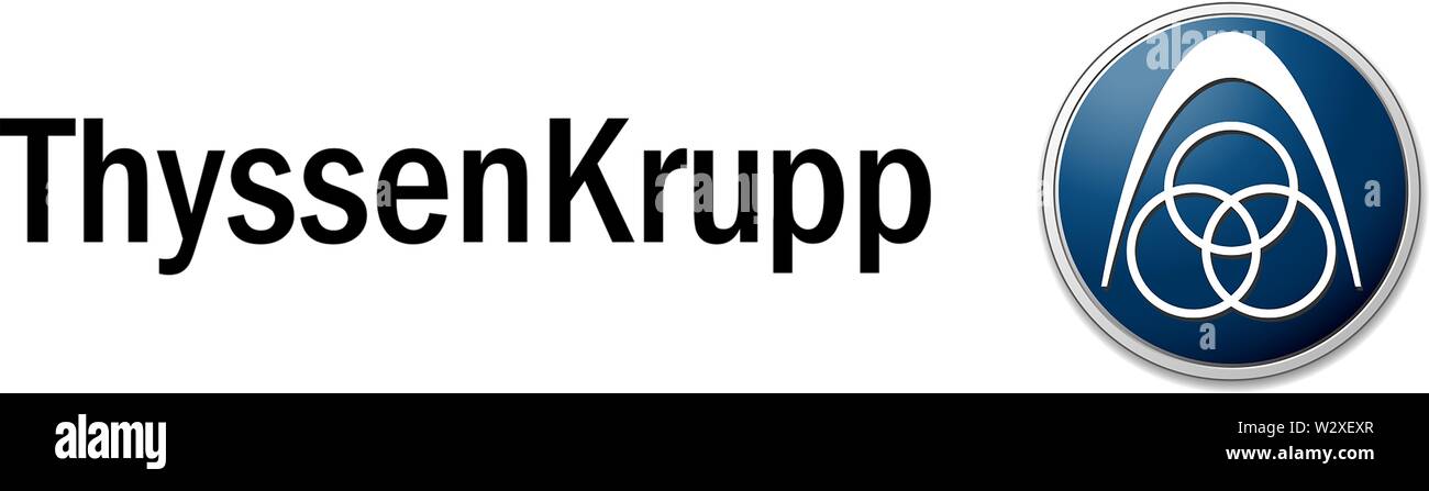 Logo, Thyssenkrupp, Industrial group, Steel processing, Germany Stock ...