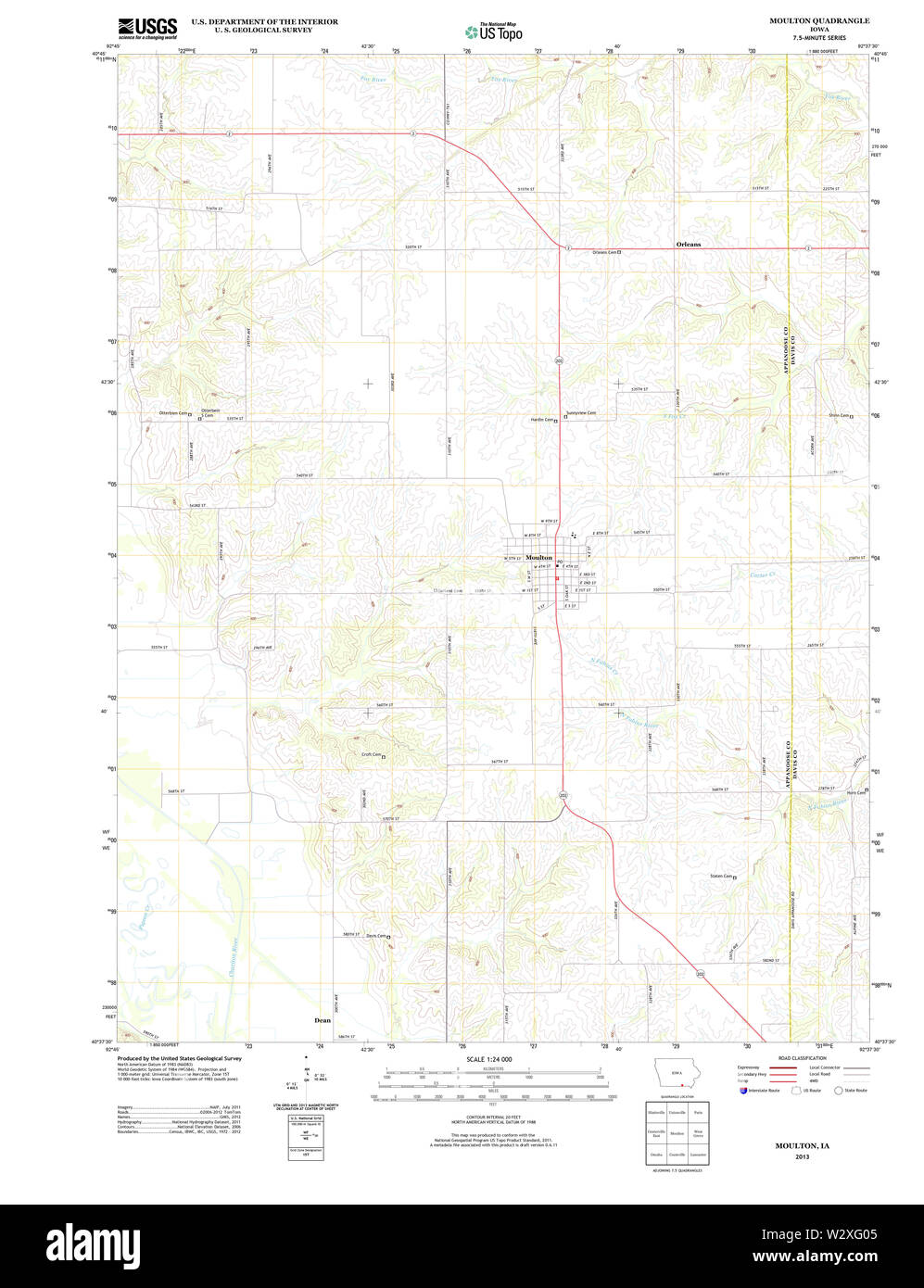 Map of moulton hires stock photography and images Alamy
