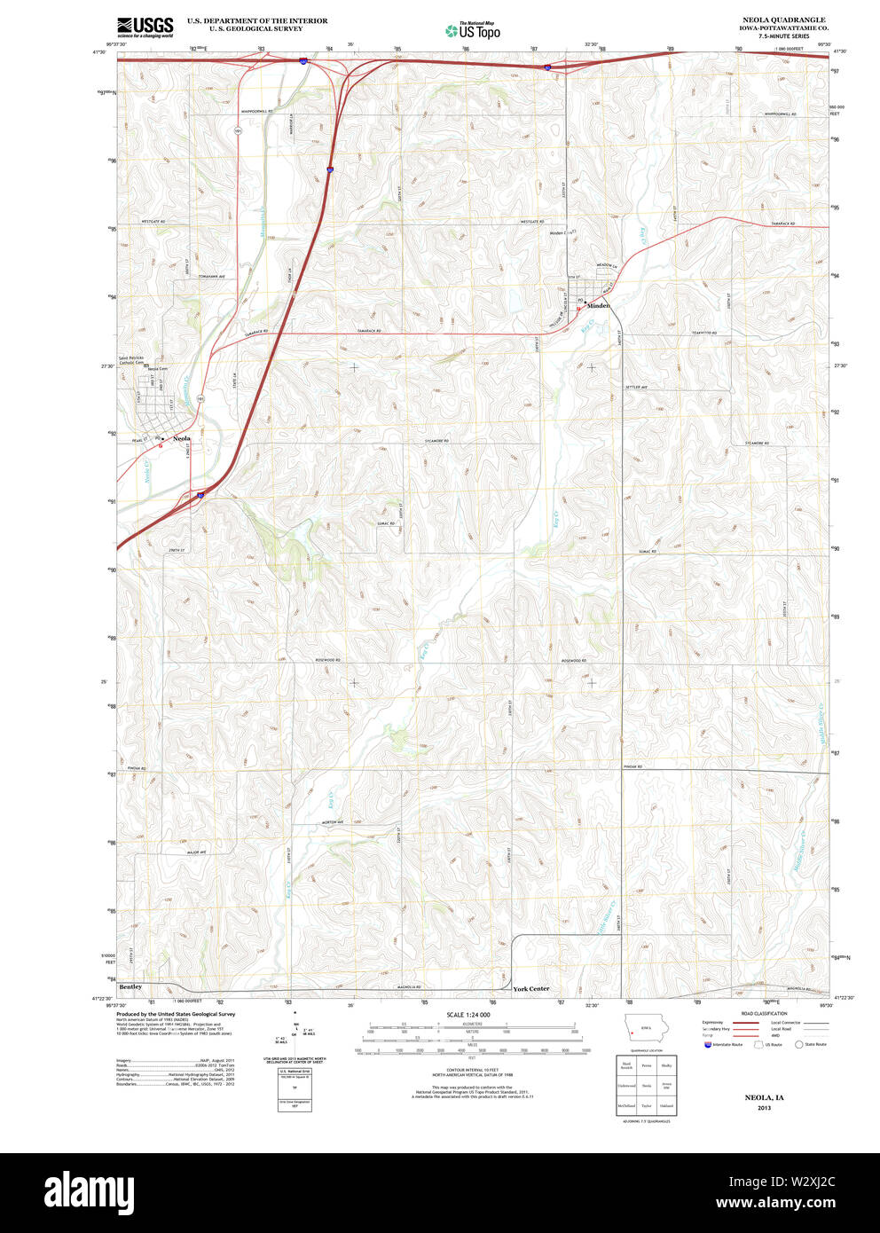 Neola map hires stock photography and images Alamy