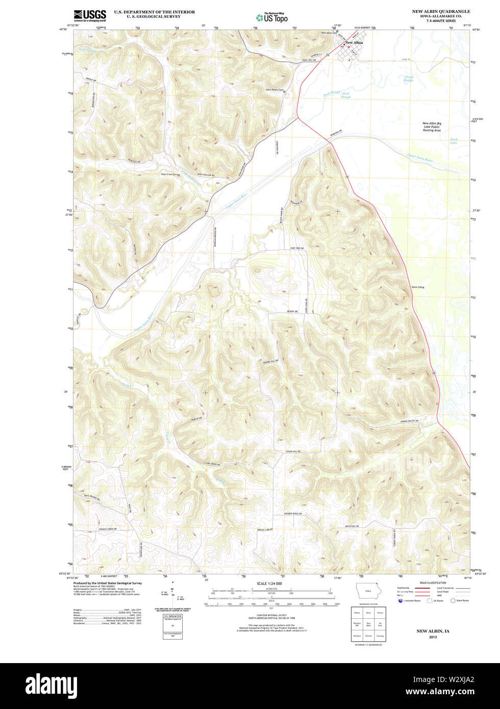 Albin map Cut Out Stock Images & Pictures Alamy