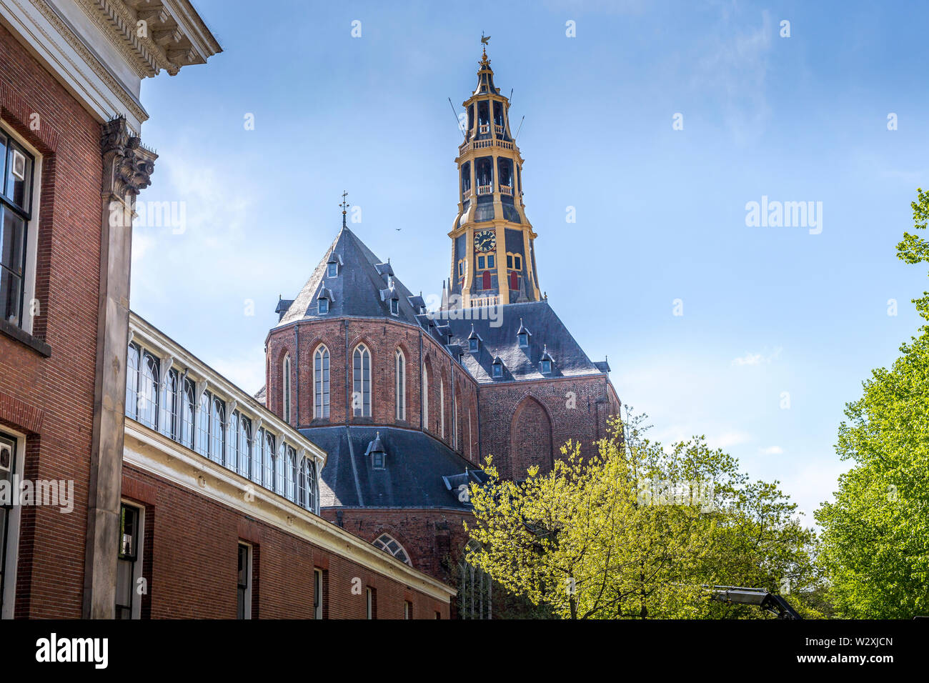 Beautiful Building in Groningen Stock Photo