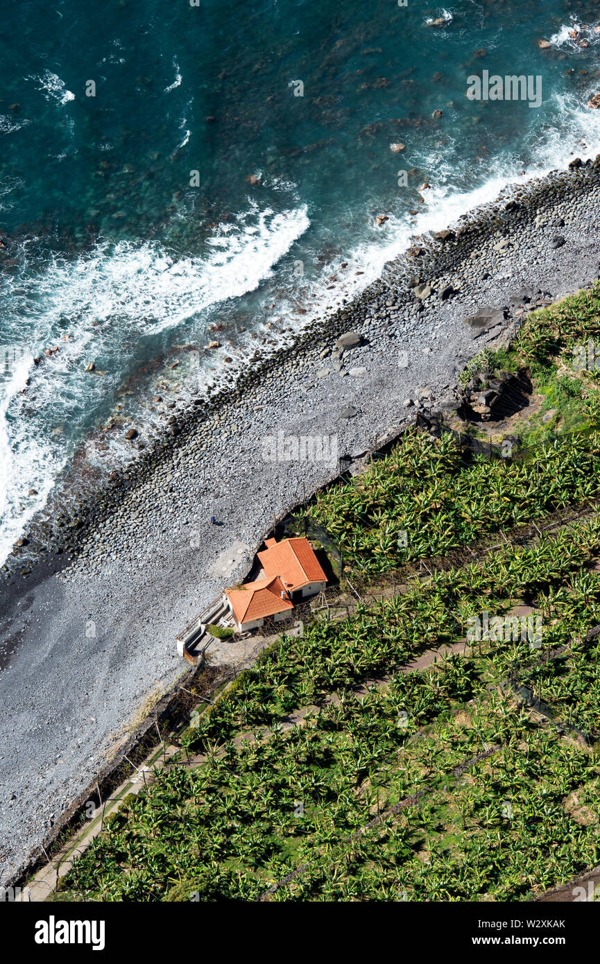 Elevated view of porto da faja hi-res stock photography and images