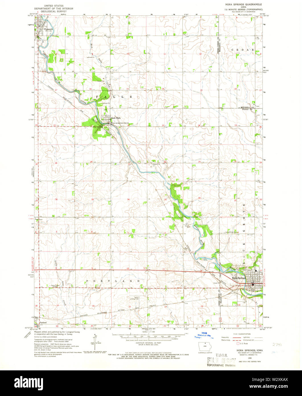 Nora springs hires stock photography and images Alamy