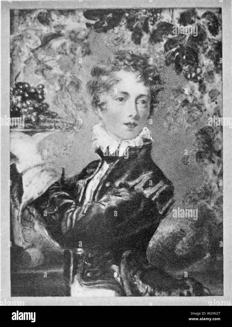 Lady Caroline Lamb in her page's dress Stock Photo