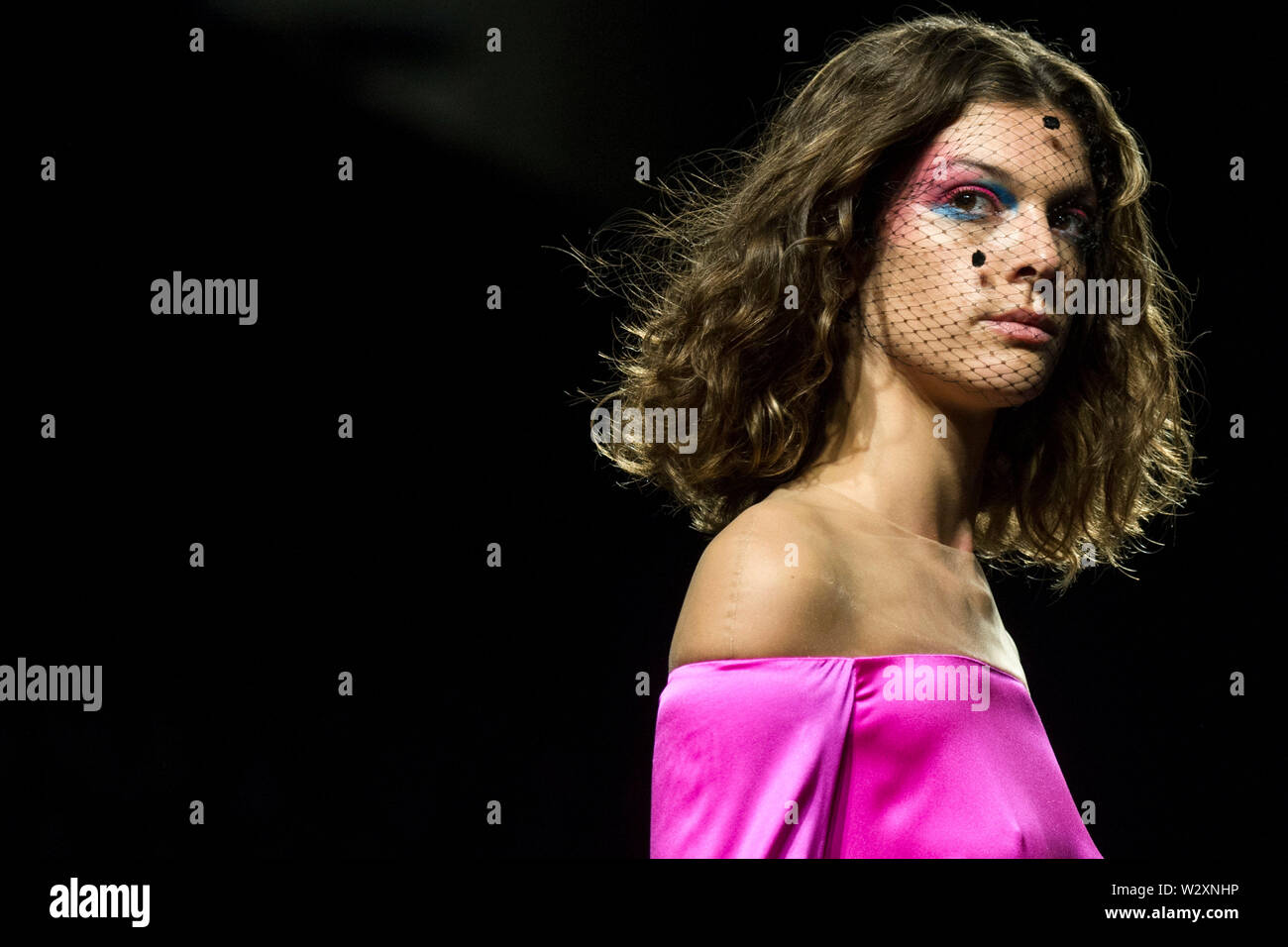 Model at the 2nd Skin Fashion Show Co Fashion Show at the MercedesBenz
