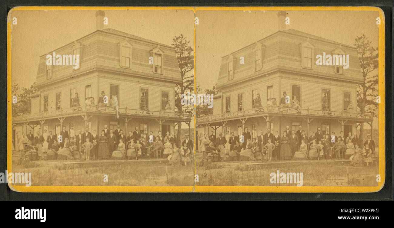 Leavitt House, Old Orchard Beach, Maine, from Robert N Dennis collection of stereoscopic views