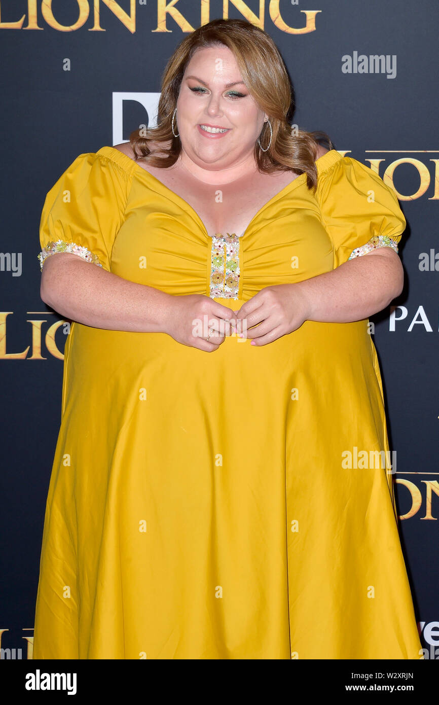 Chrissy Metz at the world premiere of the movie 'The Lion King' at the ...
