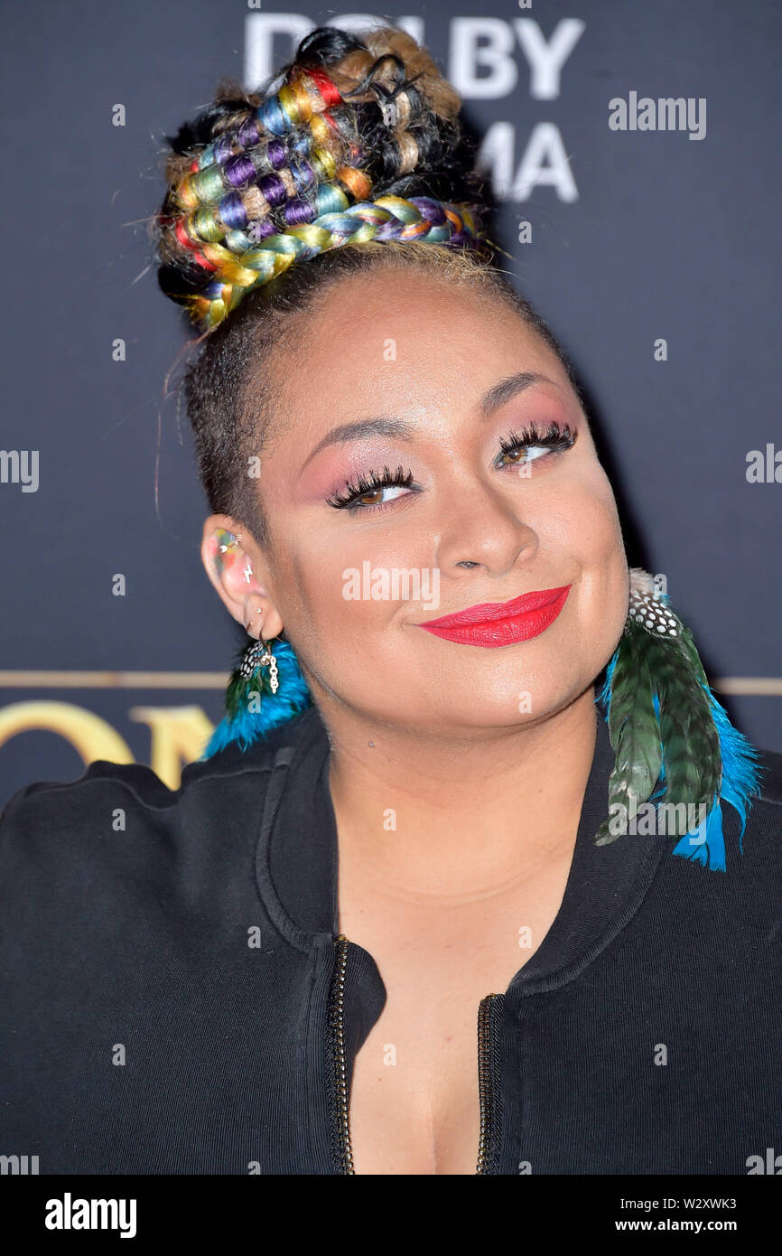 Raven-Symone at the world premiere of the movie 'The Lion King' at the