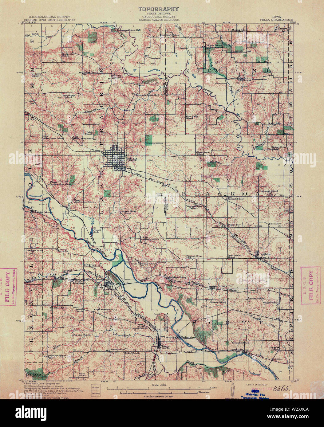 Pella iowa map hires stock photography and images Alamy