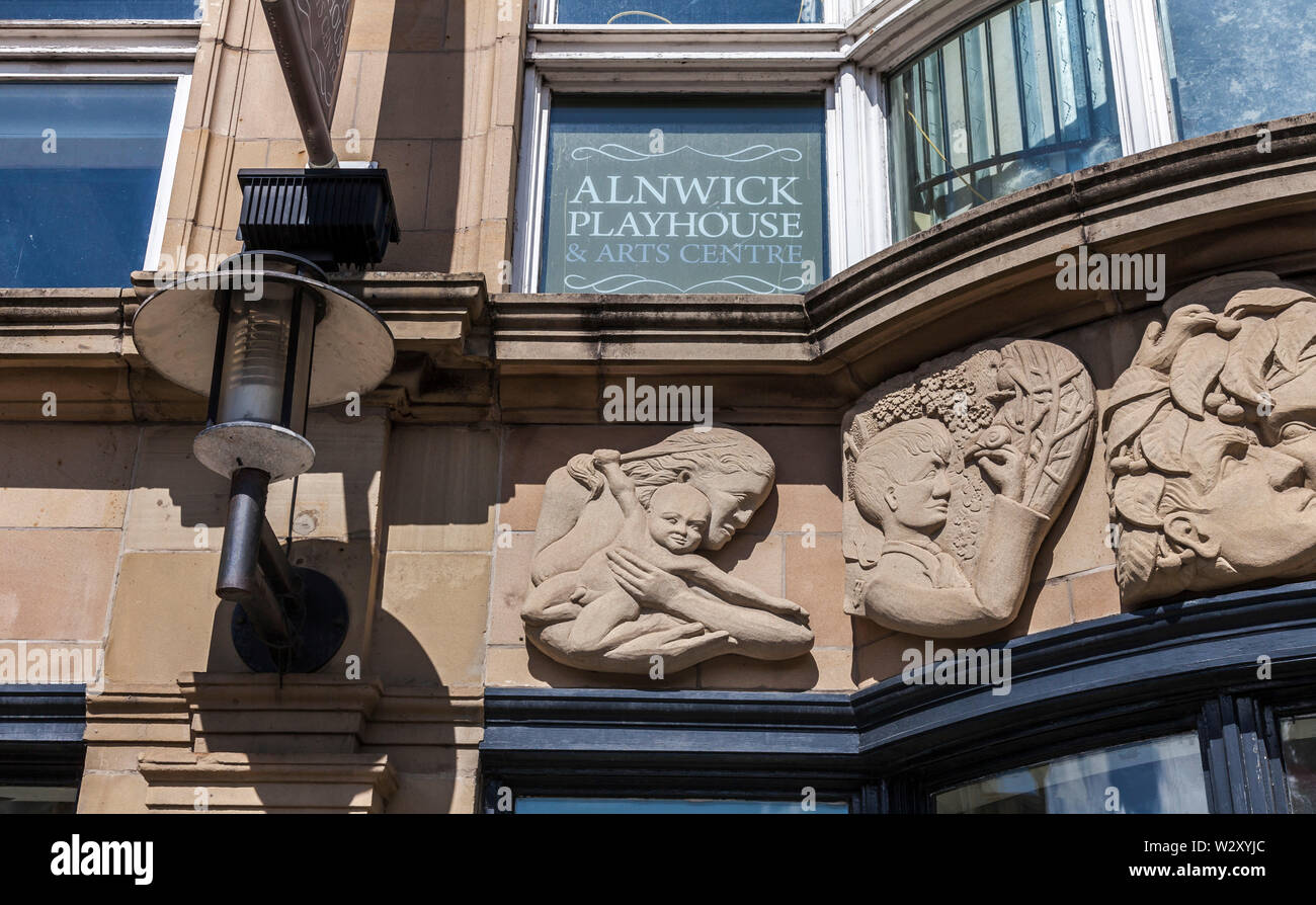 The Alnwick Playhouse at Alnwick,Northumberland,England,UK Stock Photo