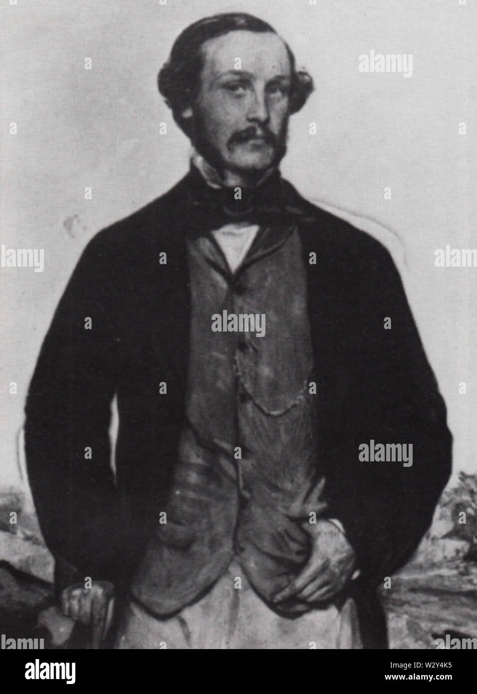 A portrait of Mansfield Parkyns Stock Photo Alamy