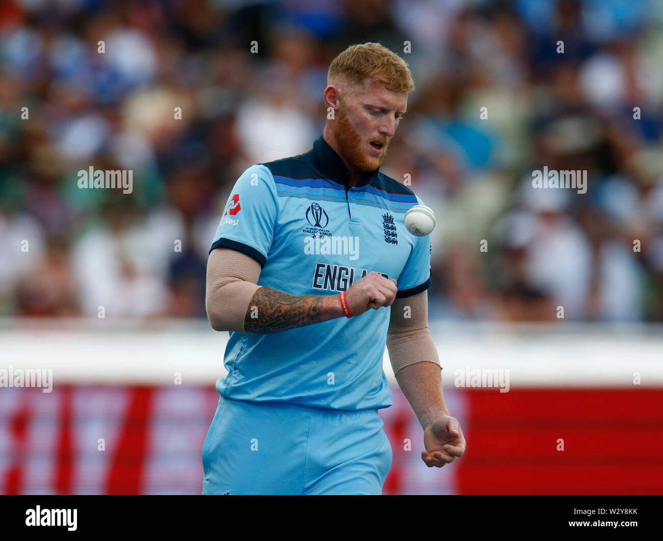 Birmingham, UK. 11th July, 2019. Ben Stokes of England during ICC Cricket World Cup Semi-Final between England and Australia at the Edgbaston on July 11, 2019 in Birmingham, England. Credit: Action Foto Sport/Alamy Live News Stock Photo