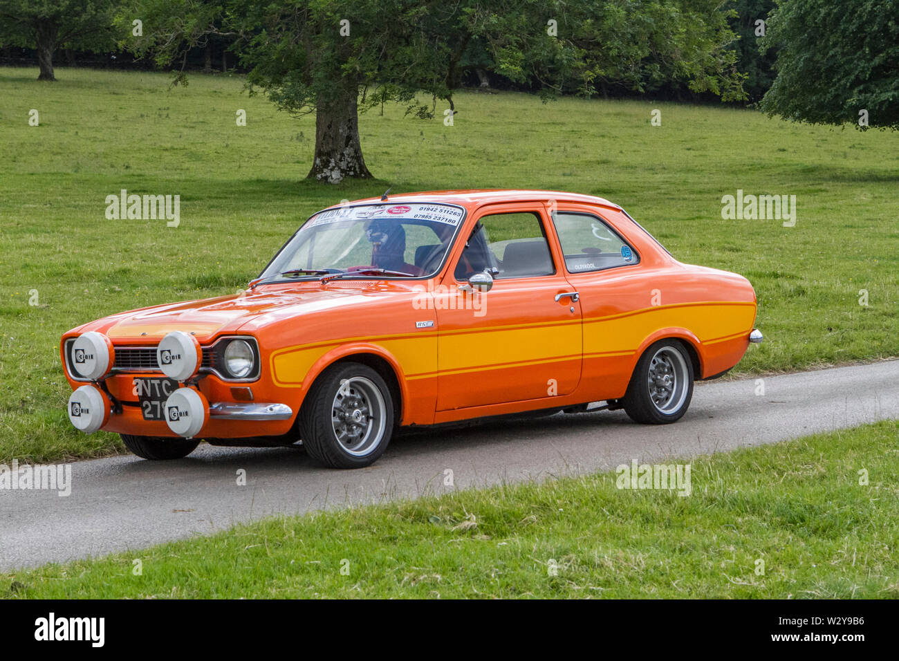Vintage classic restored vehicles appearing at the Leighton hall car