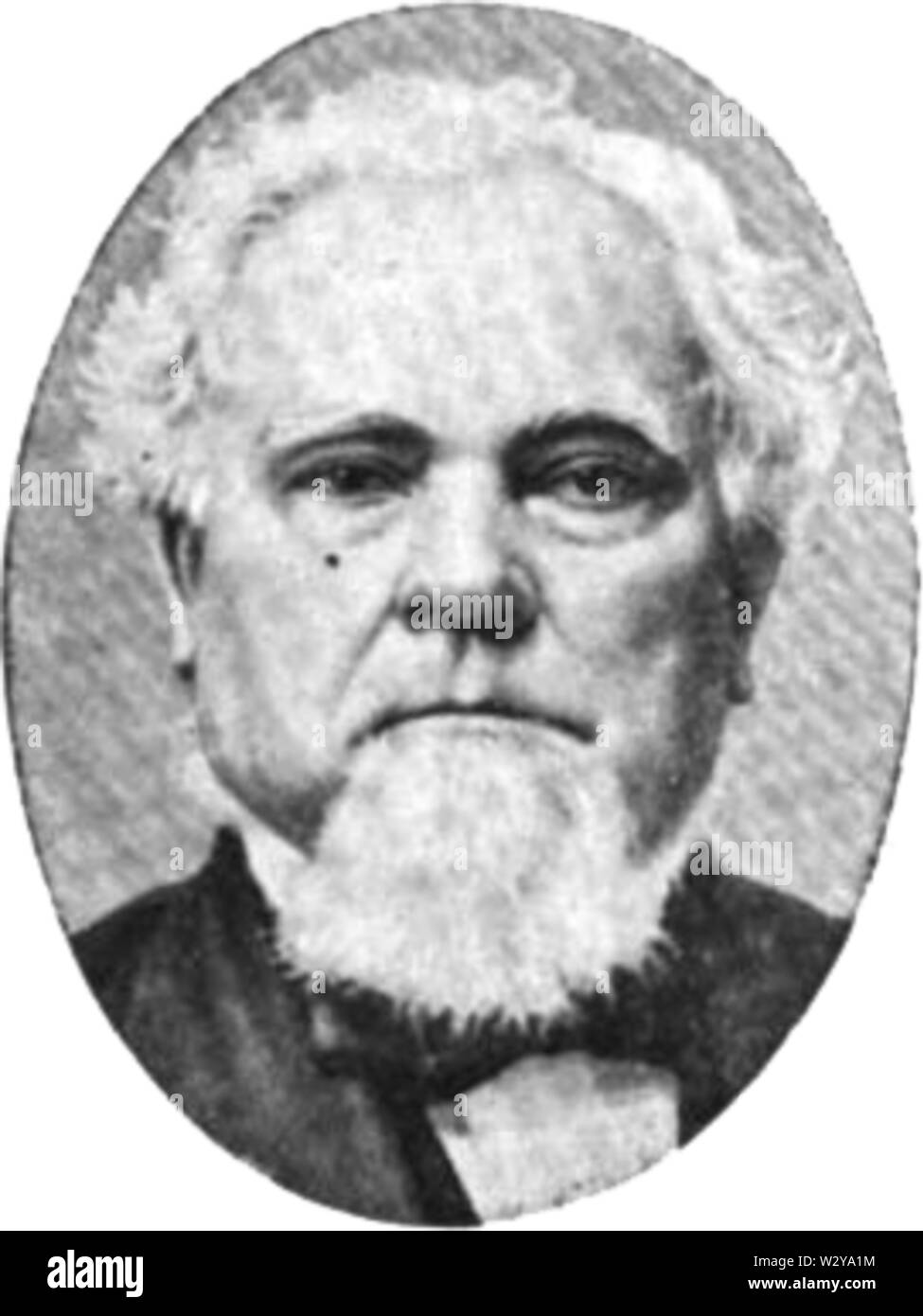 portrait of Michael Burns (1813-1896), as it appears in Notable Men of Tennessee, edited by Judge John Allison, Southern Historical Association, Atlanta, Georgia, 1905, volume I, p. 77, as hosted at https://archive.org/stream/bub gb Fag-AAAAYAAJ#page/n73/mode/2up Book is in the public domain as having been published in the United States before 1923. Stock Photo