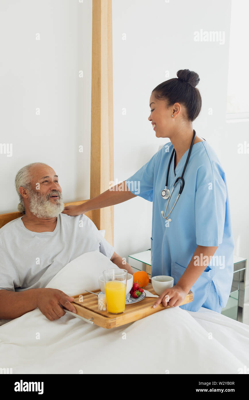 Old man in bed hi-res stock photography and images - Alamy