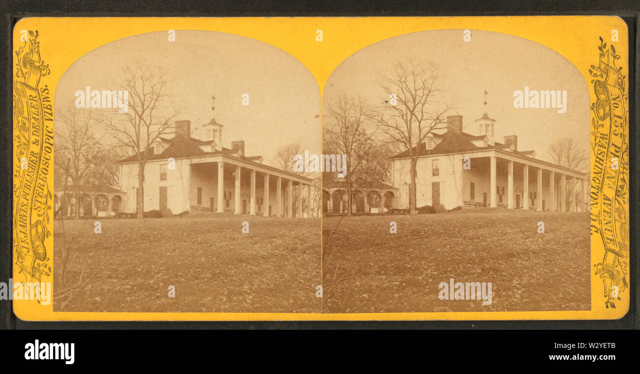 Mount Vernon, by Jarvis, J F (John F), b 1850 2 Stock Photo