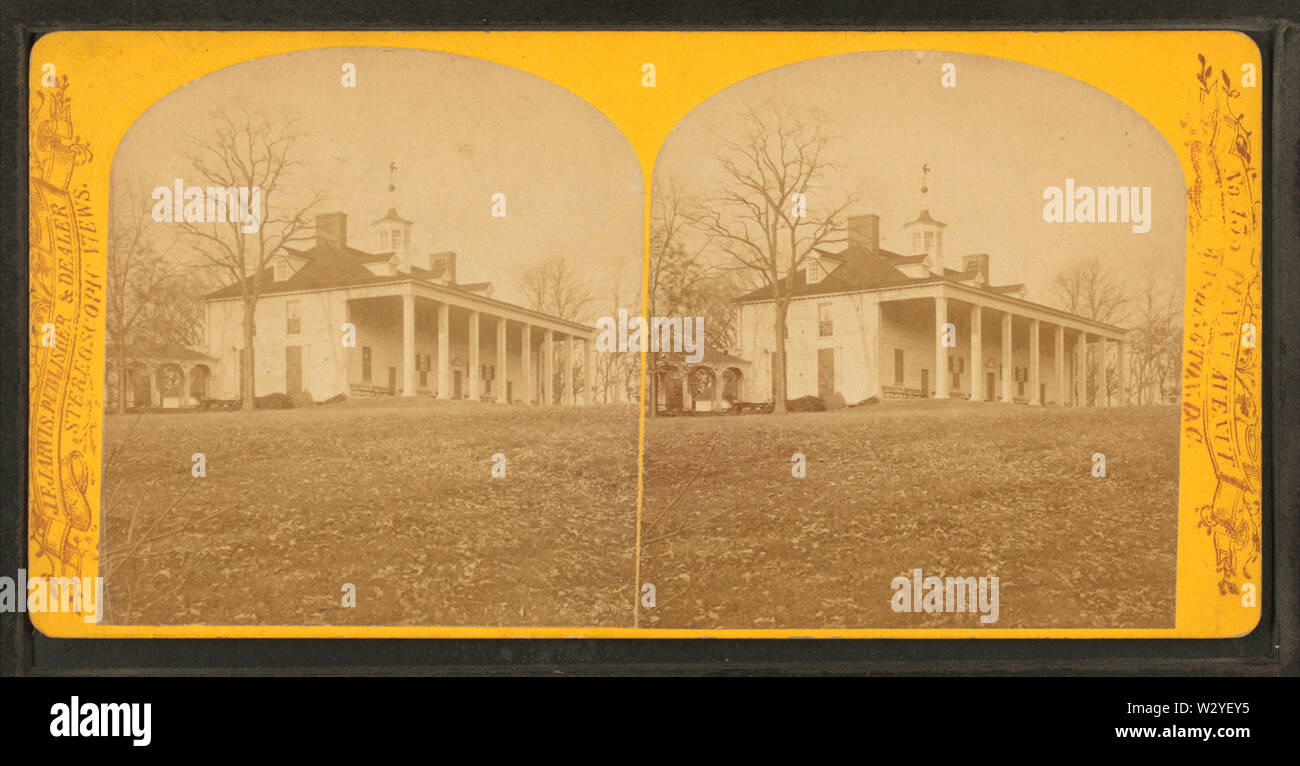 Mount Vernon, by Jarvis, J F (John F), b 1850 6 Stock Photo