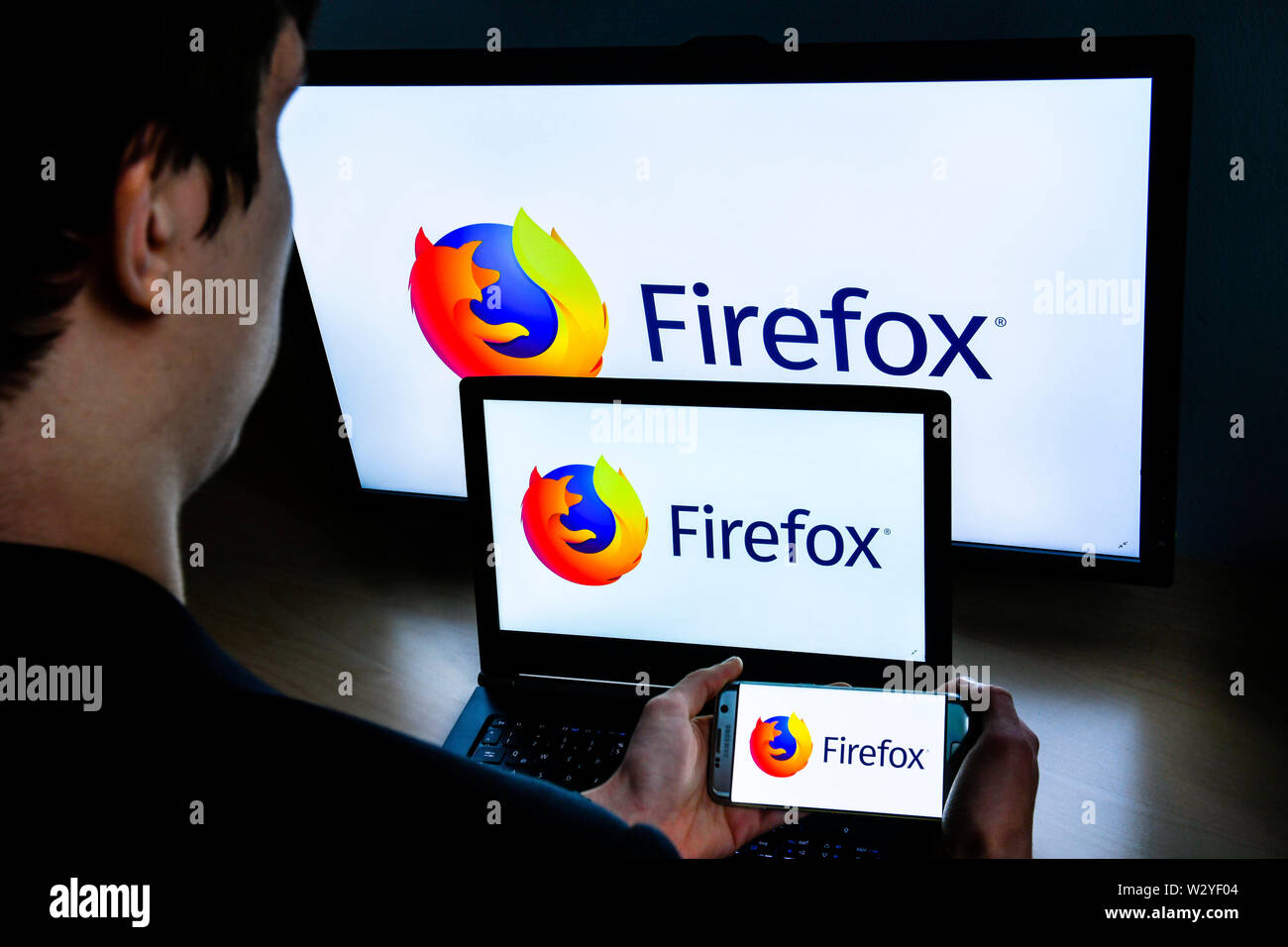 Logo Firefox Stock Photo