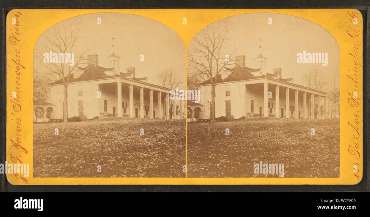 Mount Vernon, by Jarvis, J F (John F), b 1850 4 Stock Photo