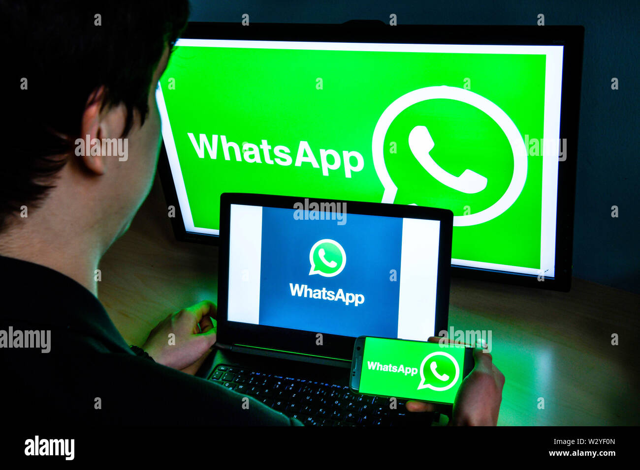 Logo WhatsApp Stock Photo
