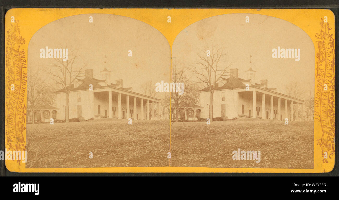 Mount Vernon, by Jarvis, J F (John F), b 1850 5 Stock Photo