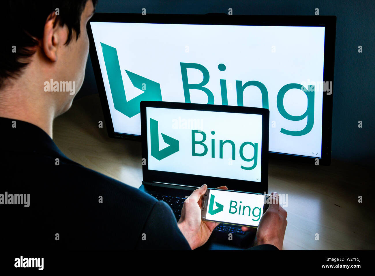 Logo Bing Stock Photo