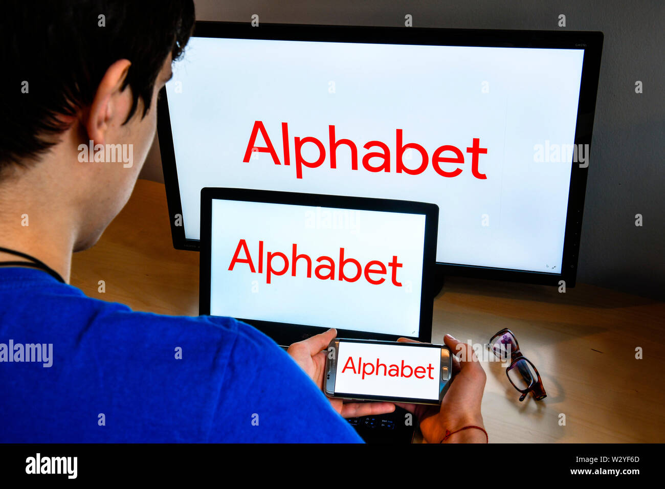 Logo Alphabet Stock Photo