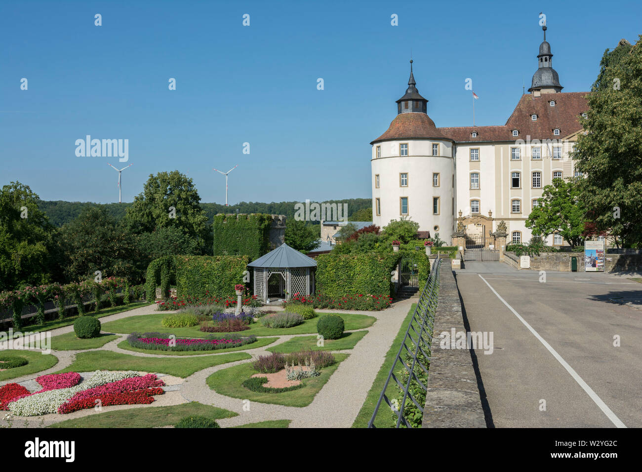 Palace Garden Castle Langenburg Langenburg Jagst Valley