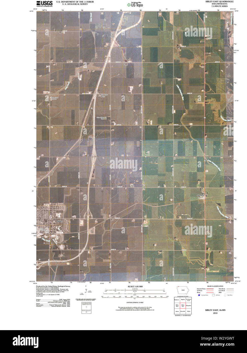 Map of sibley Cut Out Stock Images & Pictures Alamy