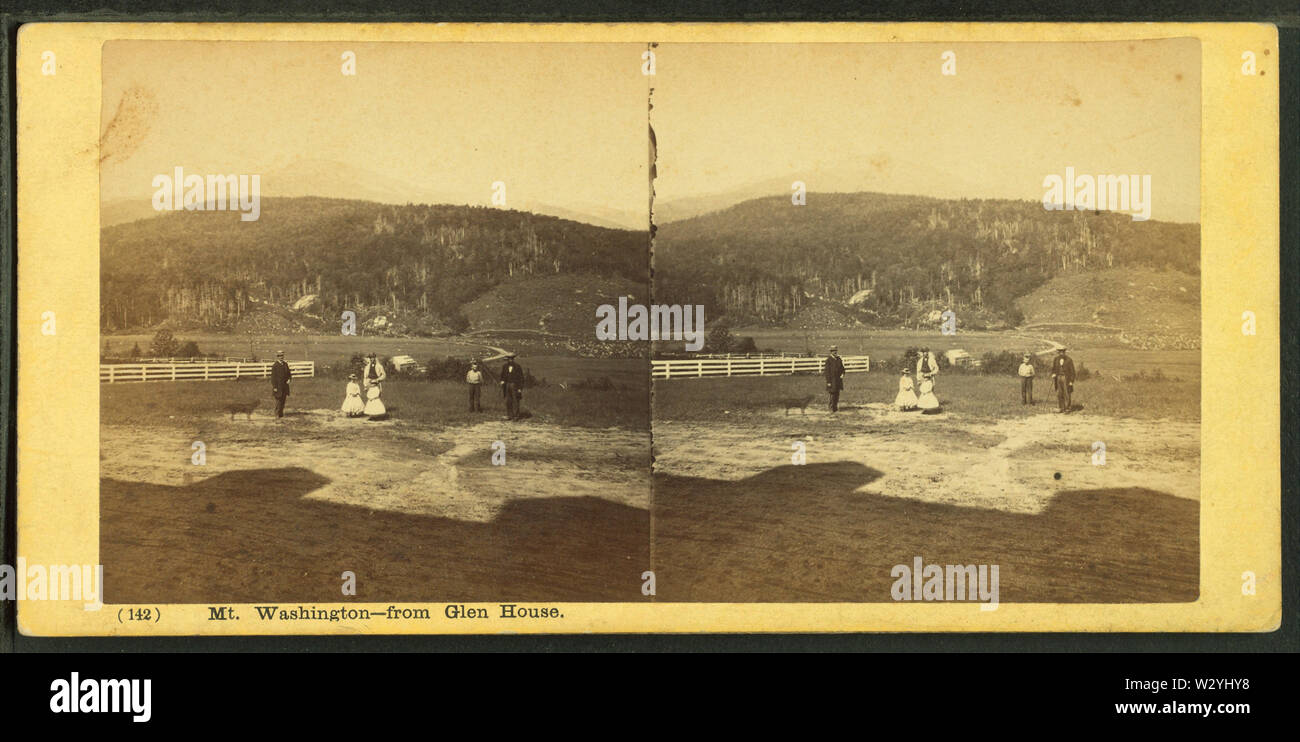 Mt Washington, from Glen House, from Robert N Dennis collection of ...