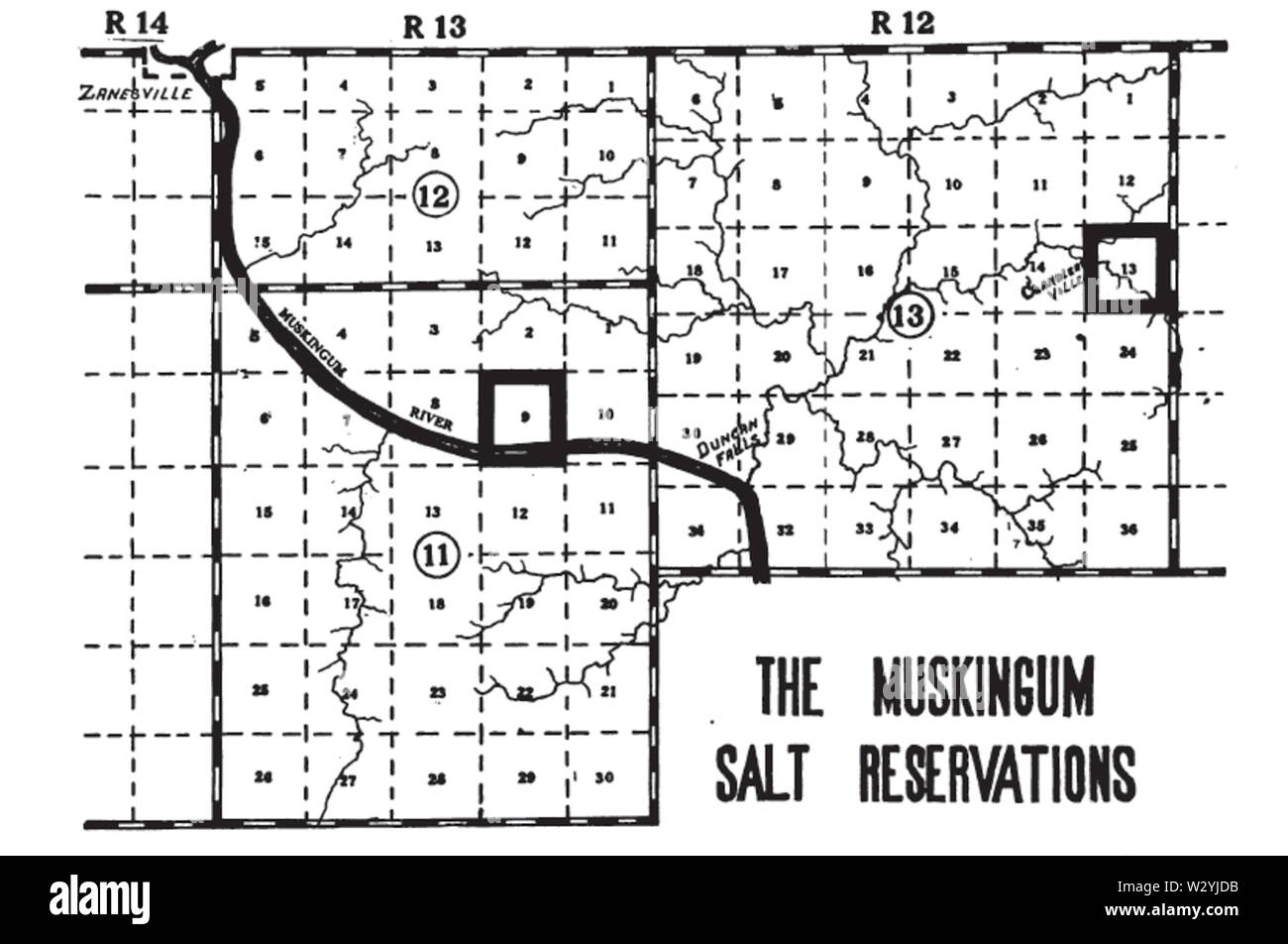 Muskingum Salt Reservations Stock Photo Alamy