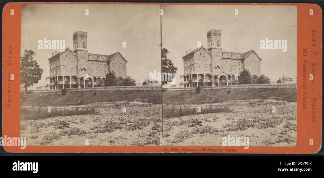 Niagara Monteagle Hotel, by Soule, John P, 18271904 2 Stock Photo