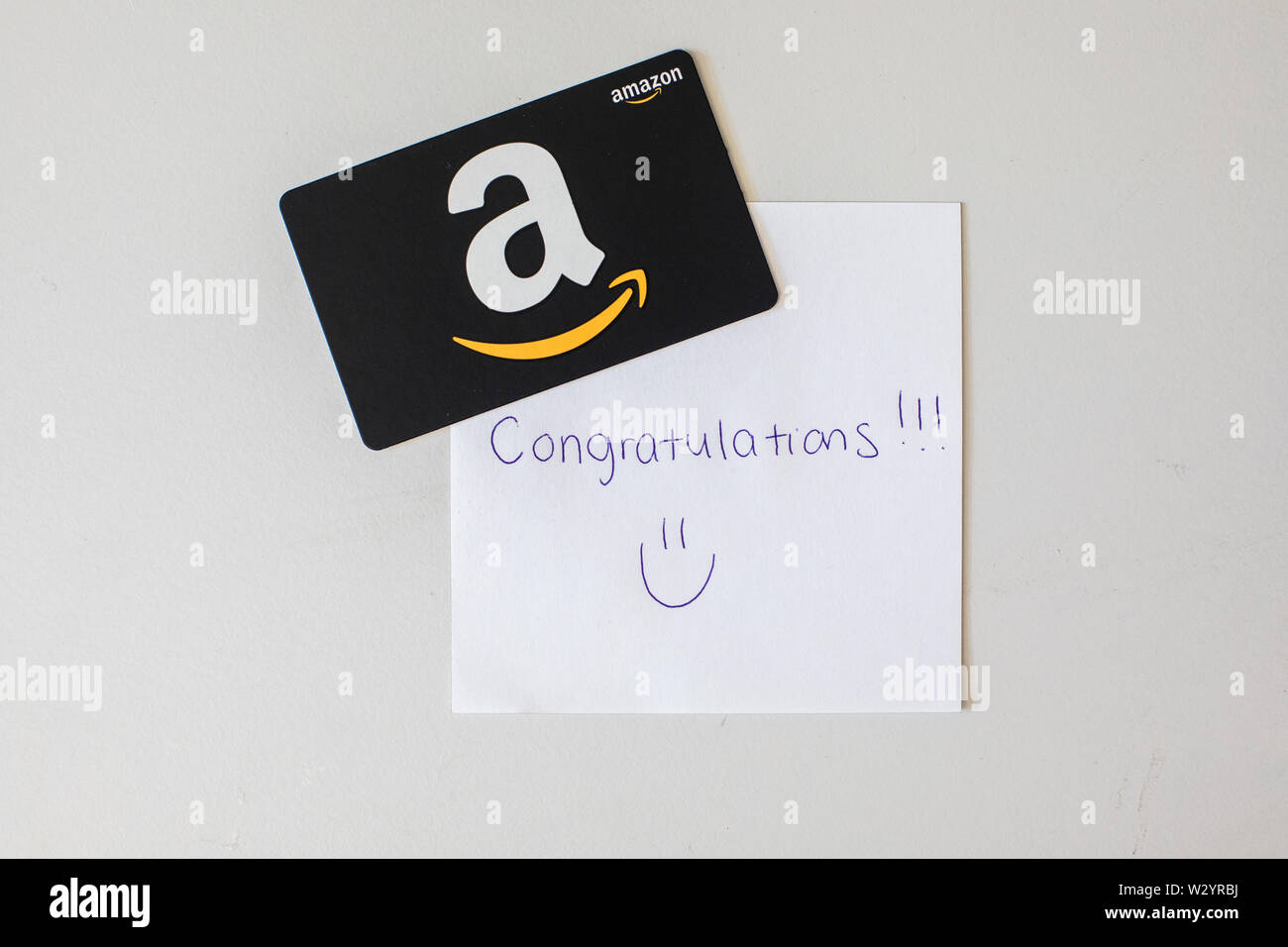 Washington D C Usa July 10 19 A 50 Amazon Gift Card Allows The Recipient To Purchase Items From The Amazon Com Website Stock Photo Alamy