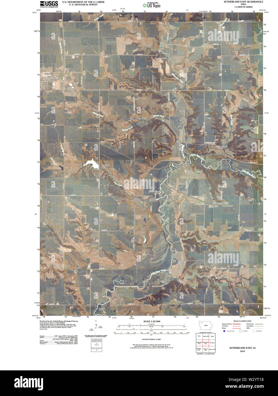 Map of sutherland Cut Out Stock Images & Pictures Alamy