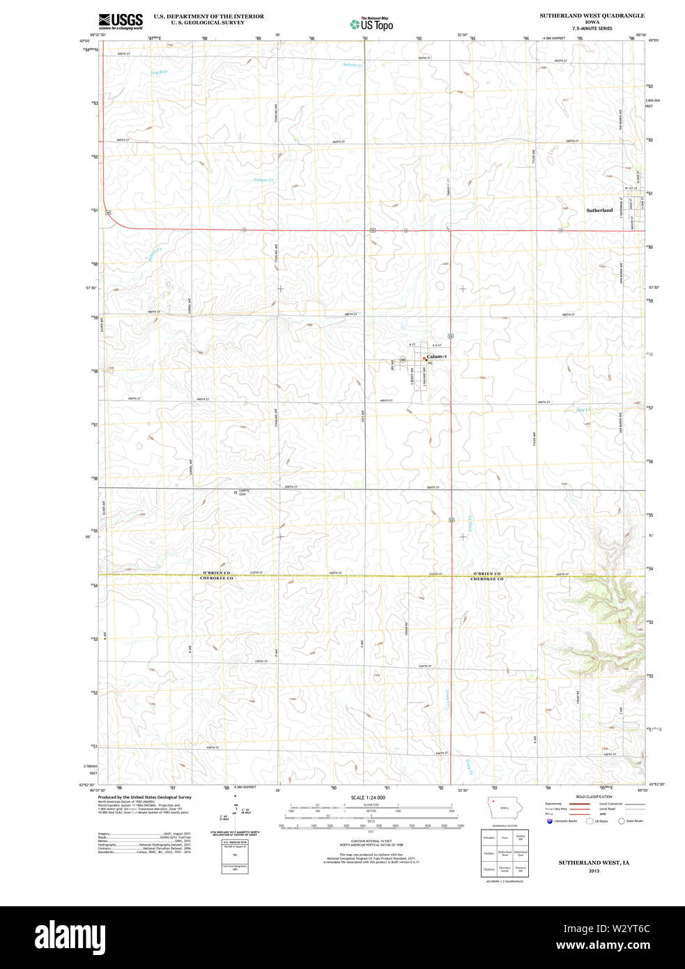 Map of sutherland Cut Out Stock Images & Pictures Alamy