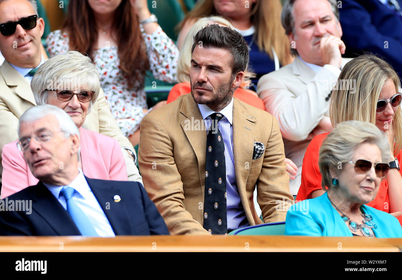 David Beckham In The Royal Box On Day Ten Of The Wimbledon Championships At The All England Lawn Tennis And Croquet Club Wimbledon Stock Photo Alamy David Beckham In The Royal Box On Day Ten Of The Wimbledon Championships At The All England Lawn Tennis And Croquet Club Wimbledon Stock Photo Alamy