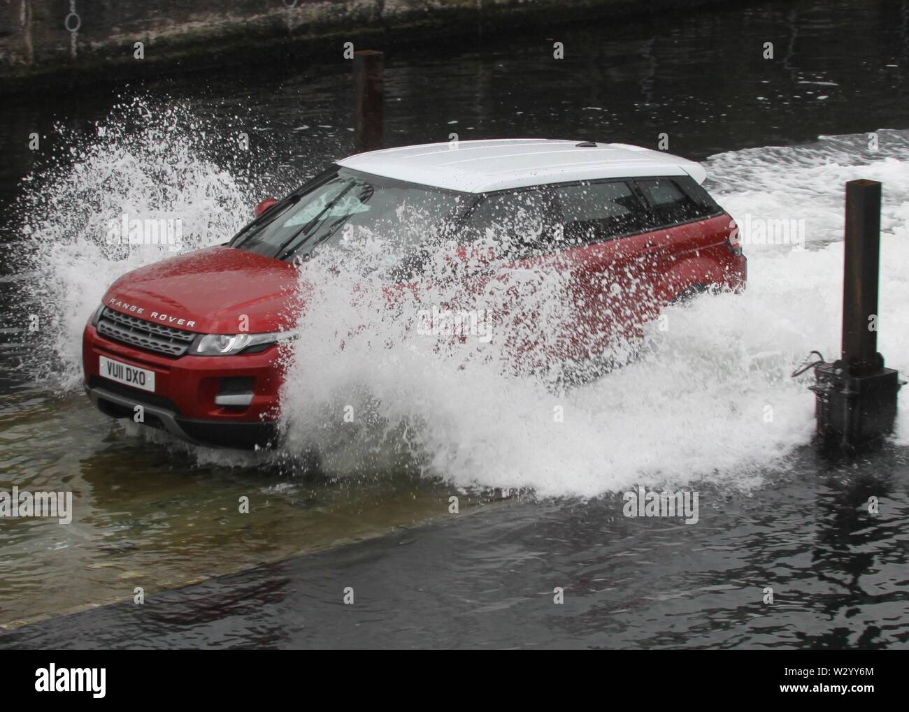 Liverpool,Uk GLOBEL PRESS LAUNCH OF THE BABY RANGE ROVER EVOKE AT ...